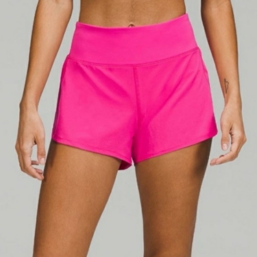 Lululemon Speed Up High Rise Athletic Shorts Sonic Pink NWT - Picture 2 of 10